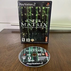 Enter the Matrix (PlayStation 2 PS2, 2003, Black Label) No Manual - Tested - Picture 1 of 7