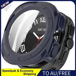 AU PC Case Screen Protector for Samsung Galaxy Watch Ultra 7 47mm(Ink Blue Smoot - Zdjęcie 1 z 9