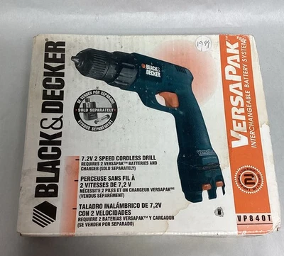 Caja de taladro manual Black & Decker Versa Pak VP860T 7,2 V - Envío gratuito Foto 1 de 3