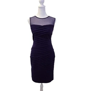 Calvin Klein Pleated Bandage Bodycon Dress Size 2 - Picture 1 of 8