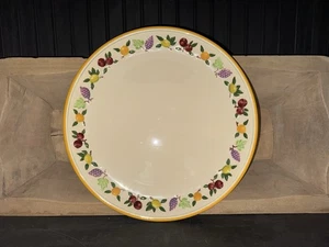 Franciscan Small Fruit Pattern Large 14” Round Platter Chop Plate - Picture 1 of 3