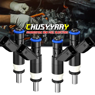 Inyectores de combustible x4 para Dodge Avenger 2008-2014 2,4 L L4 04891577AC NUEVO actualización Foto 1 de 4