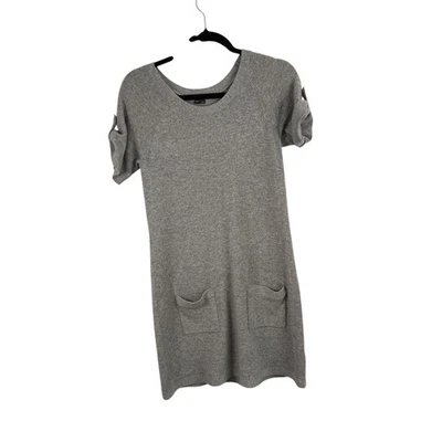 Vestido Suéter Theory Candace 100% Cachemira Gris Bolsillos Mujer Mediano Foto 1 de 4