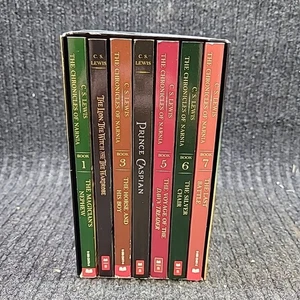 The Chronicles of Narnia Paperback 7 Book Box Set C.S. Lewis Scholastic - Picture 1 of 7