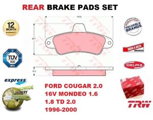 FOR FORD COUGAR 2.0 16V MONDEO 1.6 1.8 TD 2.0 1996-2000 REAR AXLE BRAKE PADS SET