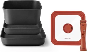 Roichen Spinweb Pan Set 5 Pack Cooking , Saute , Nonstick , Square , Baking Pans - Picture 1 of 7