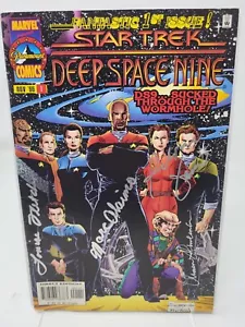 Star Trek Deep Space Nine Cast firmato autografo 1996 fumetto #1 Quark - Foto 1 di 4