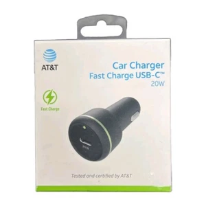 AT&T Single Port 20W PD (USB-C) FAST Charge For Samsung Iphone LG Universal - Picture 1 of 2