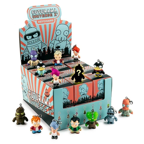Futurama Vinyl Keychains Series 2 Universe X2 3-Inch Mystery Pack Cover