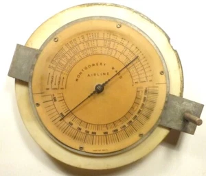 vintage MONTGOMERY WARD AIRLINE 62-188 part:  PLASTIC STATION GRAPHIC ASSEMBLY - Picture 1 of 5