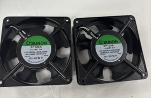 Lot de 2 ventilateurs secteur Sunon SP100A-1123XBT.GN 115 volts 60 Hz - Photo 1/3