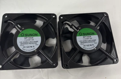 2 Pack of Sunon SP100A-1123XBT.GN AC Fans Ball 115 Volt 60Hz - Image 1 of 3