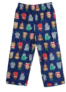 Family PJs Kids "Bah Humbug Dog" Holiday / Christmas Matching Pajama Pants M(8) - Picture 1 of 1