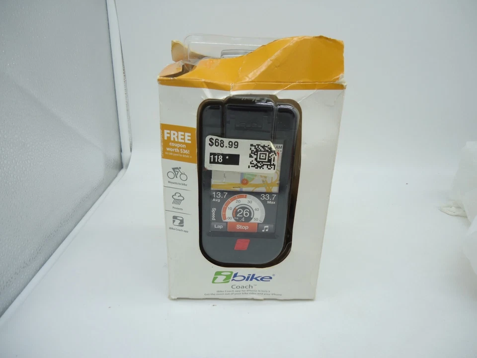 IBike Coach Cycling Computer for iPhone 3G, 3GS, 4/4S New Open Box (LD) - Image 1 of 4