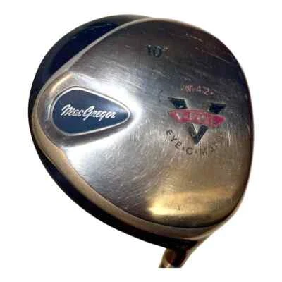 MacGregor V-Foil M42 Eye O Matic 10 Degree Driver Graphite Stiff Shaft Golf Club - Image 1 of 4