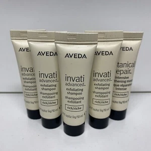 5x Aveda Invati Advanced Exfoliating Shampoo RICH .34 oz /10 mL Ea TRAVEL Mini - Picture 1 of 2