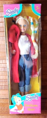 Sindy Trendy Fashion Hair Doll Coiffure Mode Giochi Prezios (1999) New In Box  - Image 1 of 4