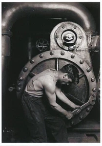 Lewis HINE, "Mechanic..", postcard, postcard, carte postale, - Picture 1 of 1