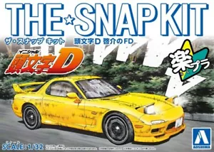Aoshima 1/32 Scale Model The Snap Kit CM2 Initial D Keisuke's Mazda RX-7 FD3S - Picture 1 of 3