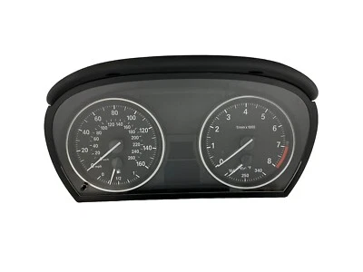BMW 335i 2011 cabezal de instrumento velocímetro cuadro desconocido millas 918736801 fabricante de equipos originales Foto 1 de 4