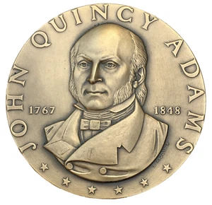 John Quincy Adams Hall of Fame for Great Americans Medal, 1972 by E. Frudakis - Picture 1 of 2