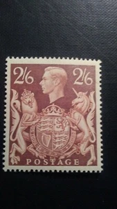 GB King George VI 1939 Unmounted Mint Brown 2s 6d SG 476 Wmk.133 - Picture 1 of 3