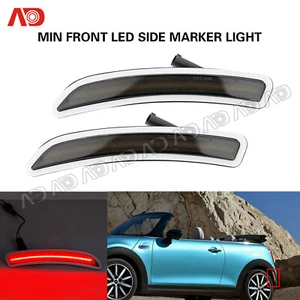 Smoked Lens LED Side Marker Light For Mini F55 F56 F57 2014-2019 Rear Red 2PCS - Foto 1 di 6