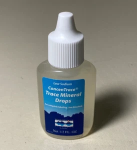 ConcenTrace Trace Mineral Drops Trace Minerals 1/2 FL. OZ Liquid Drops - Picture 1 of 8