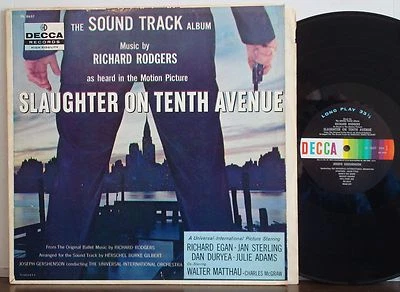SLAUGHTER ON TENTH AVENUE Joseph Gershenson-Herschel Burke Gilbert DECCA LP ost - Image 1 of 4