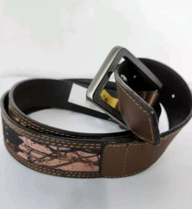 Browning Gürtel Damen Größe Large Leder rosa braun Woodland 1,5" breit Fehler) - Bild 1 von 7