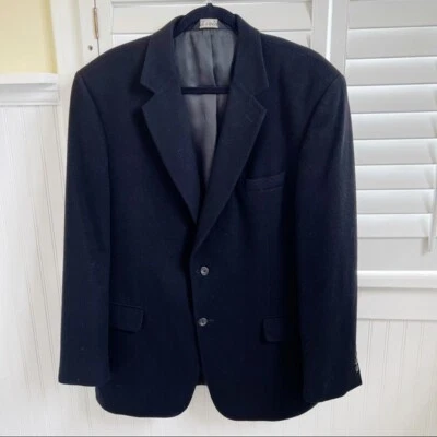 Jos. A. Bank Black 100% Cashmere Blazer Sport Jacket 43R Men’s Size 43 Regular - Image 1 of 4