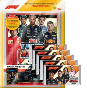 Tarjetas coleccionables Topps Formula 1 Turbo Attax 2021 - 1 paquete de inicio + + 5 unidades de refuerzo - Imagen 1 de 1