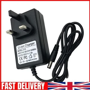 (UK)Battery Charger AC 100-240V DC 21V 2A Lithium Battery Charger Safe Charge UK - Picture 1 of 13