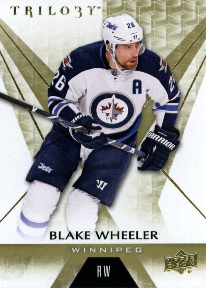 2016-17 Upper Deck Trilogy #43 Blake Wheeler Winnipeg Jets - Image 1 of 1