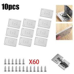 Barrel repair plate for cabinet furniture drawer stainless steel table hinge