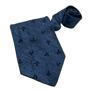 Salvatore Ferragamo Blue w/ Pattern Silk Neck Tie Mens 3.75"W 58"L
