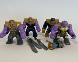 LEGO Lot of 4 Thanos Big Minifigures, Avengers - 76131 76107 76192 76049 - Picture 1 of 9