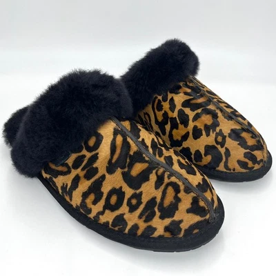 Zapatillas para mujer UGG Scuffette II con estampado de pantera - talla 9 de EE. UU. Foto 1 de 4
