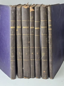 Shakespeare, The Imperial Edition by Charles Knight 1870s 7 Volume LARGE Folios  - Picture 1 of 11