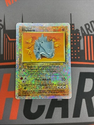 Rhyhorn 90/110 Common -Reverse Holo⭐️Legendary Collection - Image 1 of 2