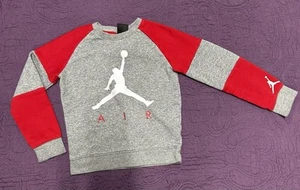 Nike Air Jordan Youth Medium Sweatshirt Jumpman Crewneck Sweatshirt Logo - Picture 1 of 8
