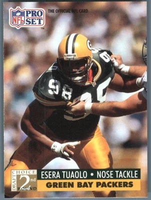 1991 Pro Set Green Bay Packers Esera Tuaolo #764 Rookie - Image 1 of 2