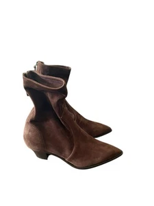 Botines de gamuza marrón Aquazzura talla 5 - Imagen 1 de 6