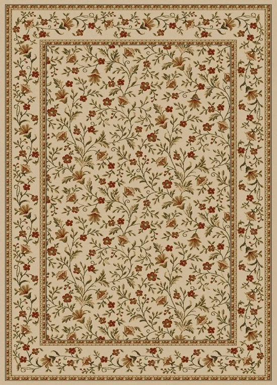 Alfombra 8x11 Radici tradicional marfil borde italiano 1593 - aprox 7' 9"" x 11' Foto 1 de 1