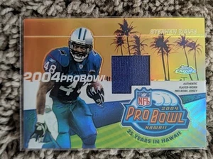 2004 Topps Chrome Stephen Davis Pro Bowl Jersey #SD Panthers(C) - Picture 1 of 2