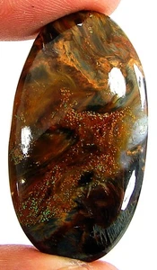 36.95 Ct Natural Golden Pietersite Loose Gem Cabochon Wire Wrap Stone - 27236 - Picture 1 of 2