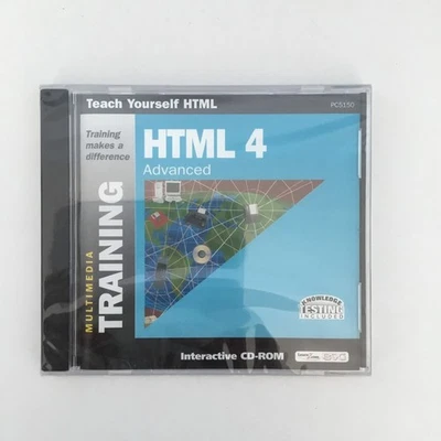 HTML 4 Advanced Multimedia Training [PC CD-Rom] - Factory Sealed - Image 1 of 2