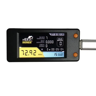 Nerdminer V2 in USA: BTC Solo Lottery Miner with 2.8Inch Screen + Acrilyc Case - Image 1 of 4