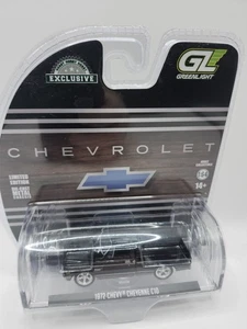 Letto corto Greenlight 1972 Chevy Cheyenne C10 - Nero (esclusiva hobby) 1/64 - Foto 1 di 2
