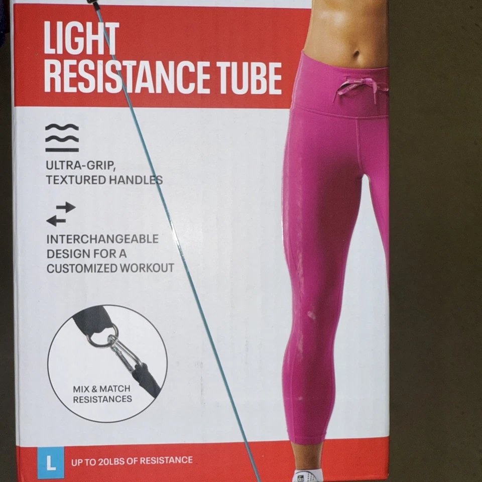 Tubo de resistencia a la luz Reebok Ultra-Grip, asas texturizadas diseño intercambiable Foto 1 de 3